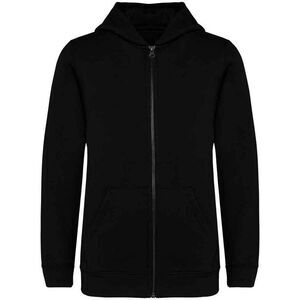 Native Spirit Childrens/Kids Full Zip Hoodie / Black